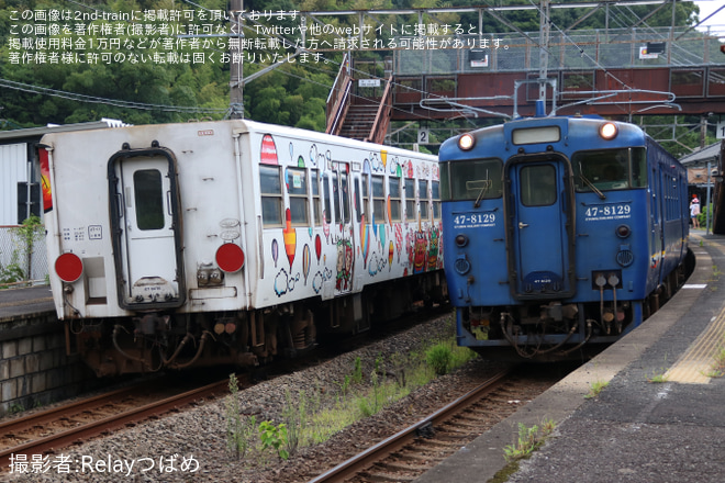 【JR九】キハ47-8076小倉総合車両センター入場を不明で撮影した写真