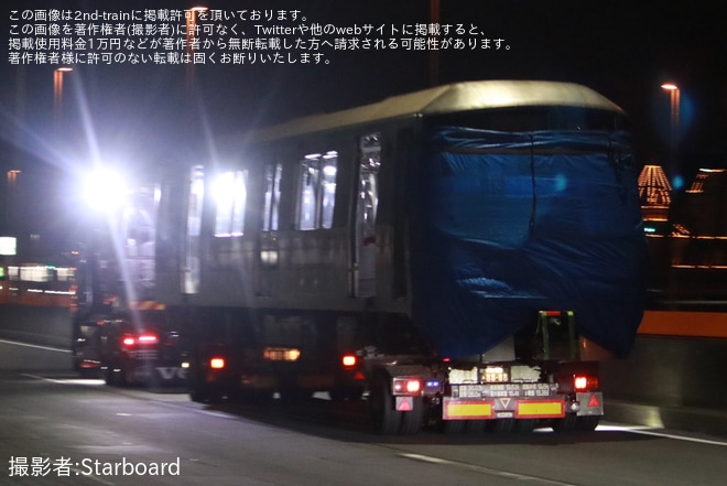 【都営】12-000形12-181F廃車陸送