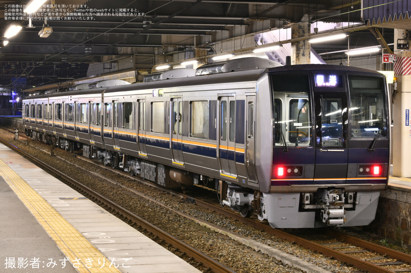 【JR西】207系S38編成 網干総合車両所本所出場回送の拡大写真