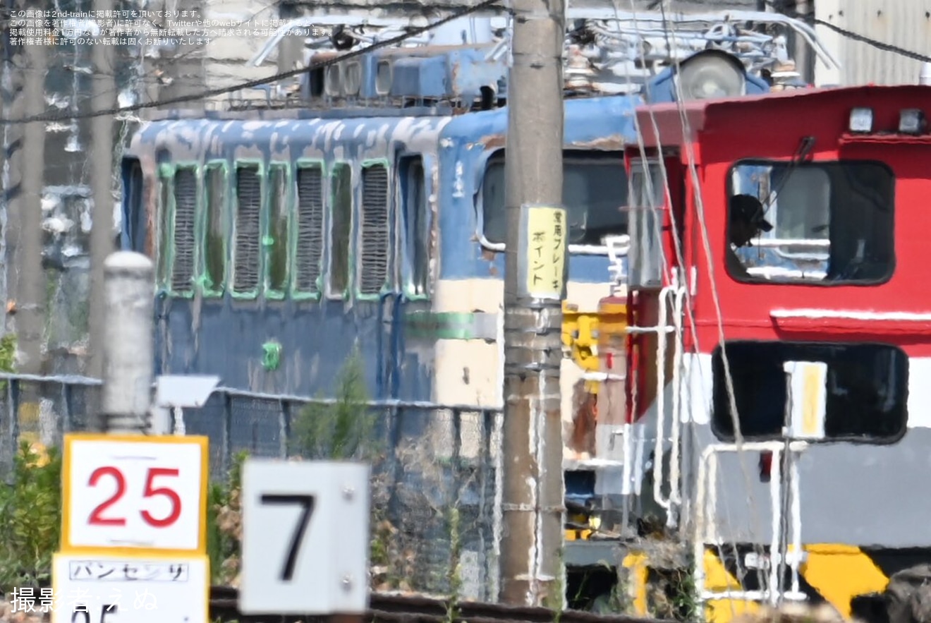 【JR東】ED60-1が長野総合車両センターで修繕の兆候の拡大写真