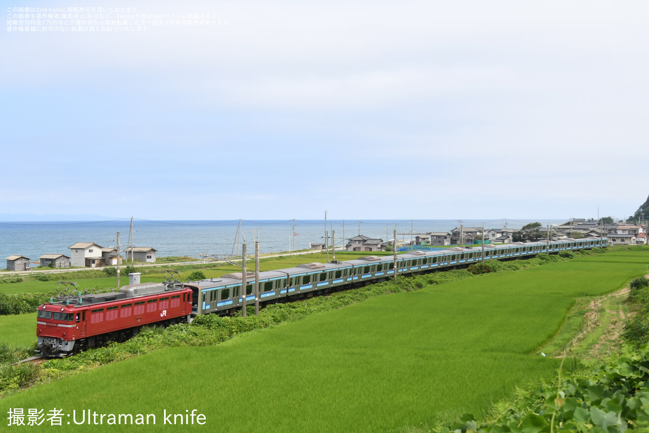 【JR東】E231系ミツK5編成秋田総合車両センター出場配給の拡大写真