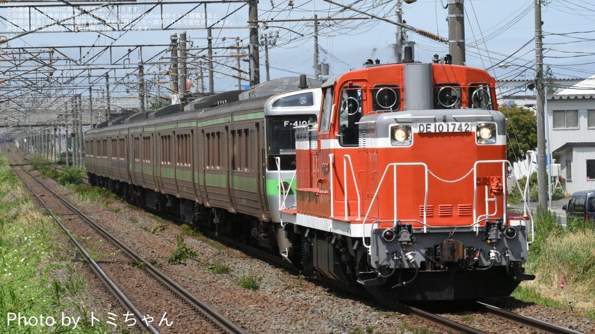 JR北】721系F-4101編成+F-4201編成が苗穂へ(廃車の可能性も