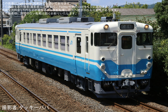 【JR四】キハ40-2107が検査を終えて多度津工場出場
