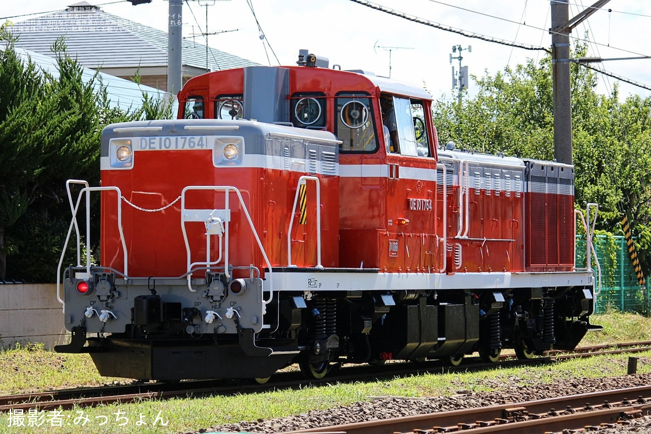 【八戸臨海】DE10-1764秋田総合車両センター構内試運転の拡大写真
