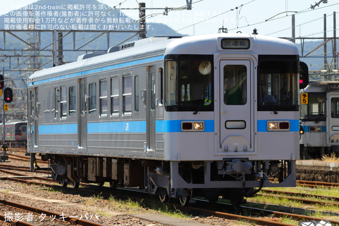 【JR四】1000形気動車1015号車が検査を終えて多度津工場出場