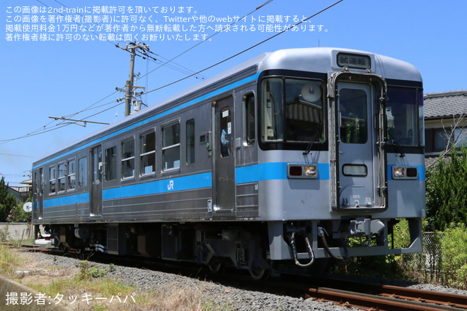 を多度津工場構外側線で撮影した写真