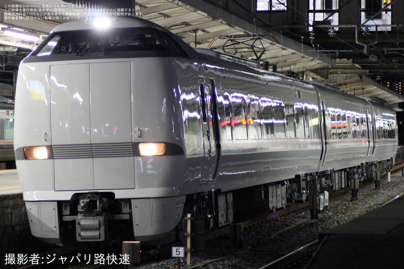 【JR西】289系FH305編成吹田総合車両所本所出場回送の拡大写真