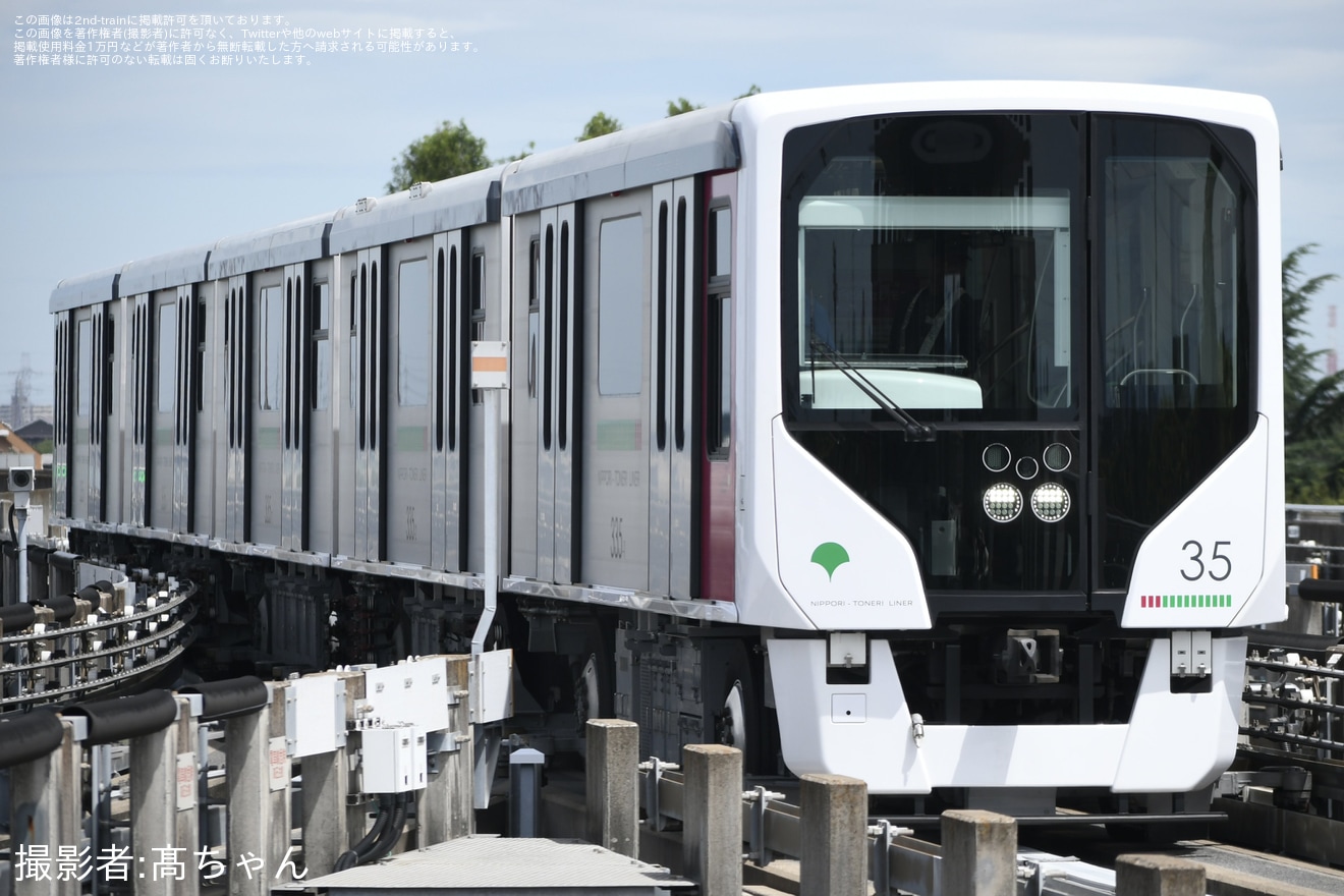 【都営】330形335編成舎人車両検修場出場試運転の拡大写真