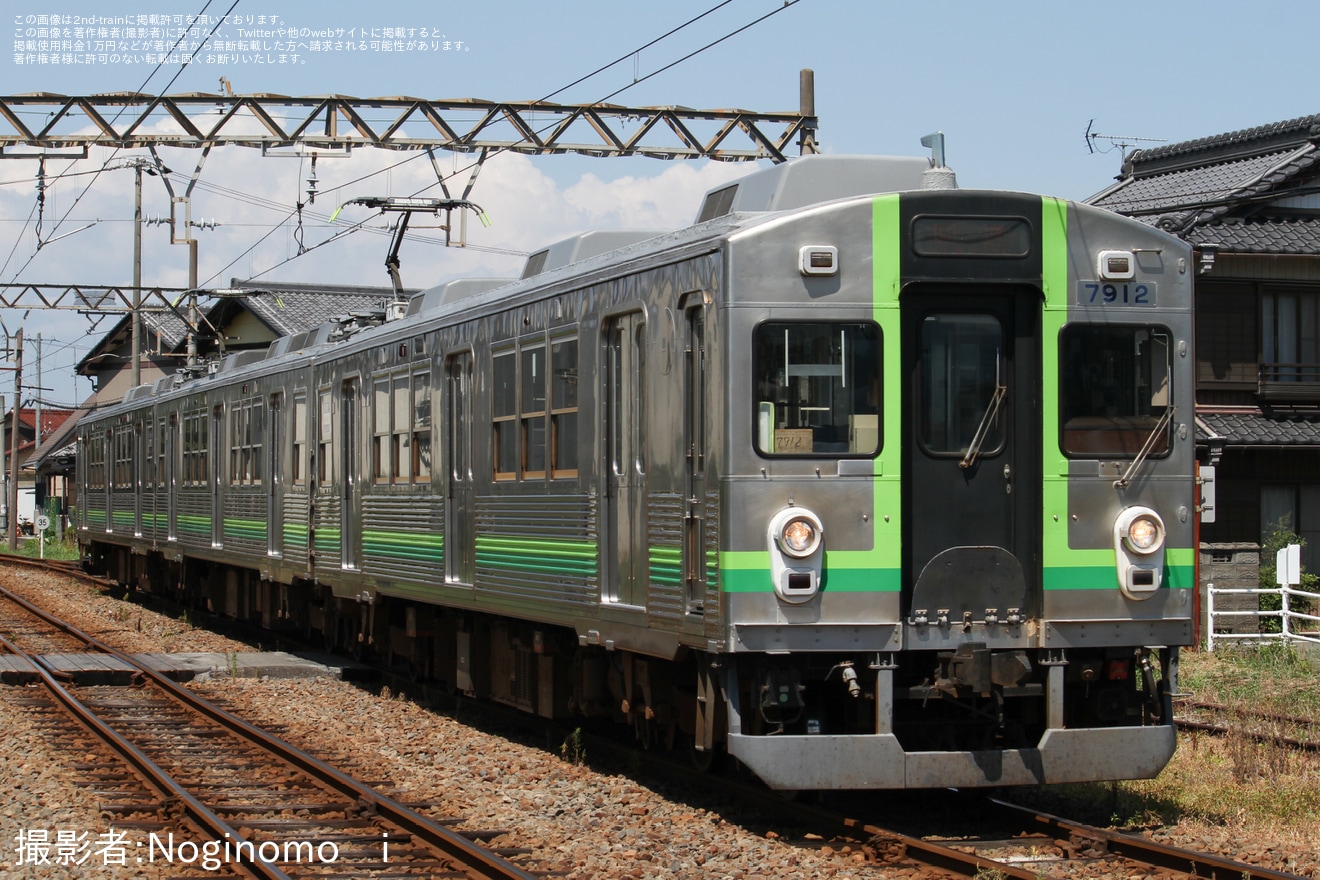 【養老】7700系 TQ12 塩浜検修車庫入場回送の拡大写真