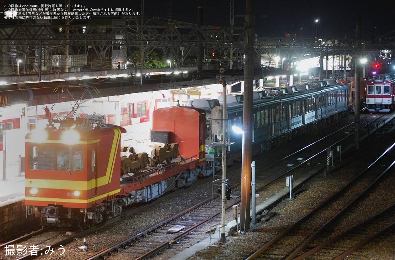 【養老】7700系 TQ12 塩浜検修車庫入場回送の拡大写真