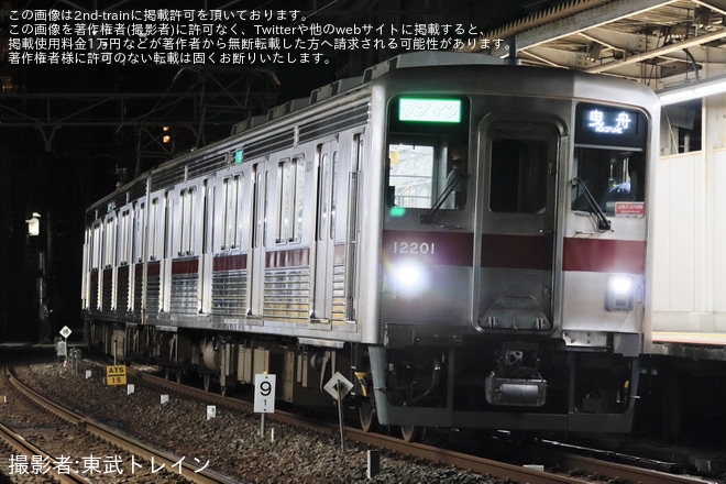 【東武】10000型と10030型を使用した東武亀戸線の夜間試運転