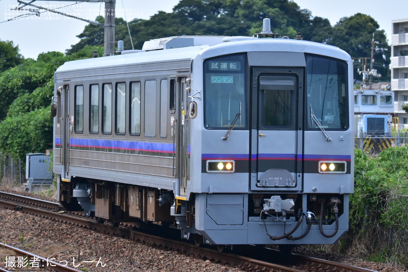 【JR西】キハ120-9下関総合車両所本所出場試運転の拡大写真