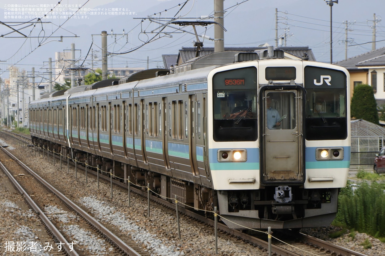 【JR東】「諏訪湖祭湖上花火大会」に伴い臨時列車運転の拡大写真