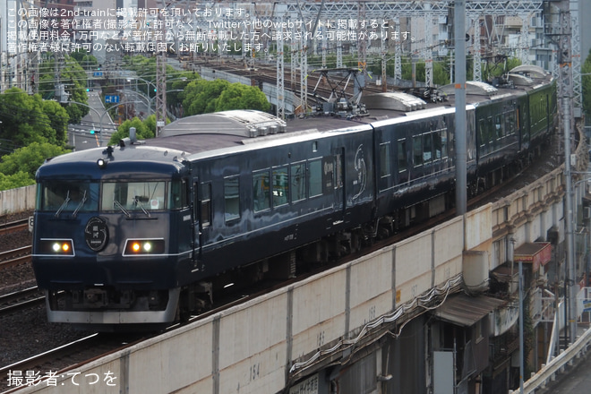 【JR西】神戸駅「『WEST EXPRESS 銀河』車両留置・兵庫体験イベント」開催を神戸～元町間で撮影した写真