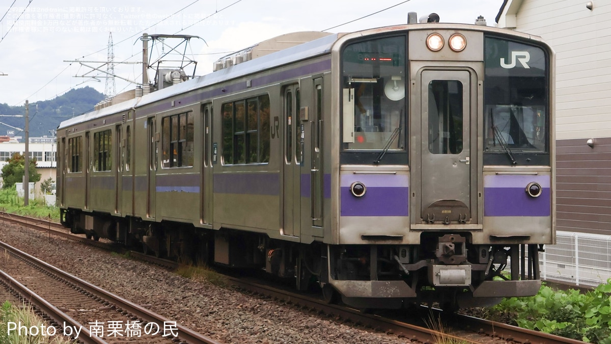 JR東】701系1000番台1032編成郡山総合車両センターへ入場回送