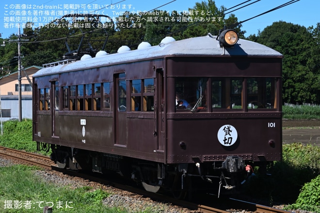 【上毛】「プレミアム運転体験ツアー
デハ101乗車＆８００形 ・ デキ3021 運転体験」を不明で撮影した写真