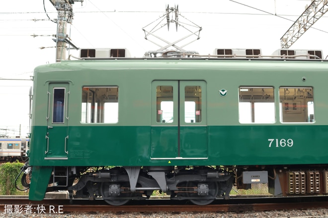 【南海】「7100系復元デザイン車両撮影会」開催を千代田工場で撮影した写真