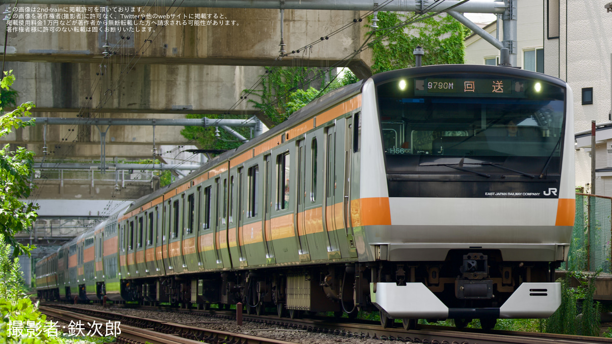JR東】E233系0番台グリーン車(サロE233/サロE232-43,44)4両が幕張車両