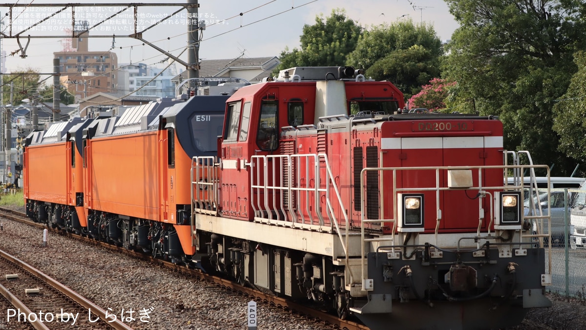 台鐵】E500型E511+E514東芝府中出場甲種 |2nd-train鉄道ニュース
