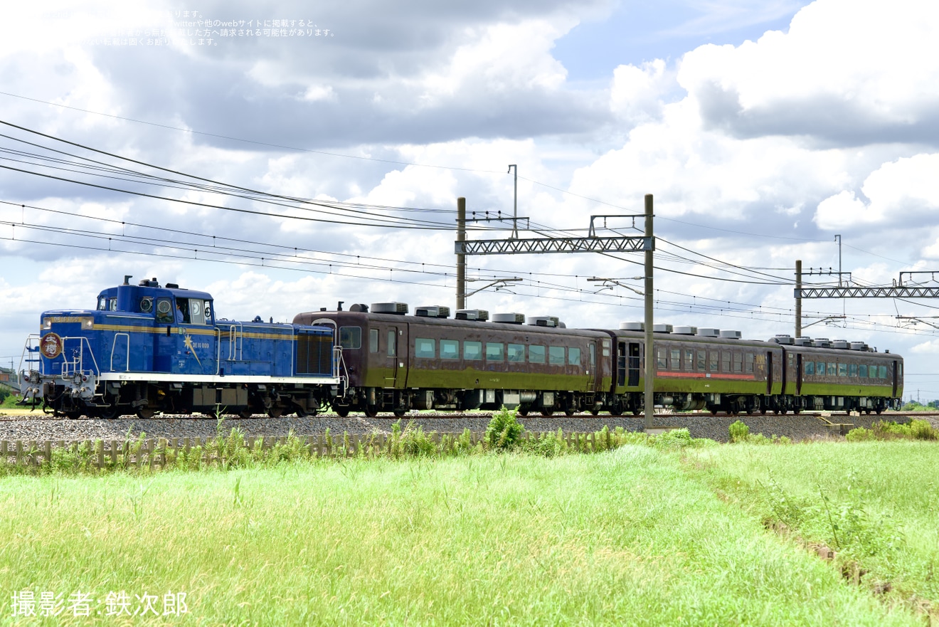 【東武】スハフ14-501 南栗橋工場入場回送の拡大写真