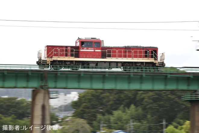 【JR貨】DD200-1が八高線で試運転を不明で撮影した写真