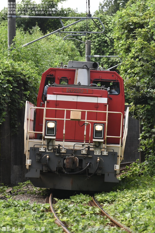 【JR貨】DD200-1が八高線で試運転を不明で撮影した写真