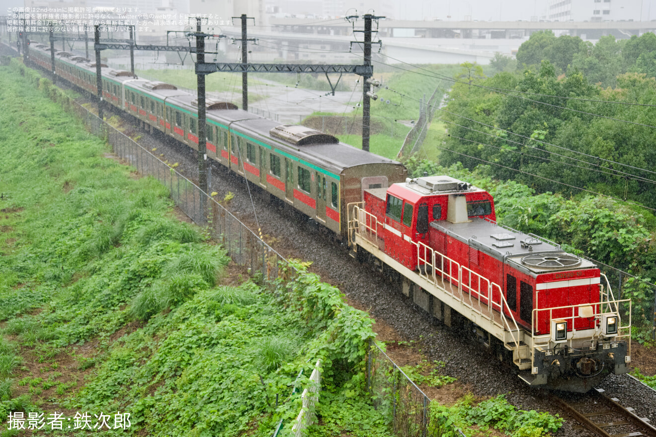 【東急】5000系5104F J-TREC横浜事業所入場甲種輸送の拡大写真