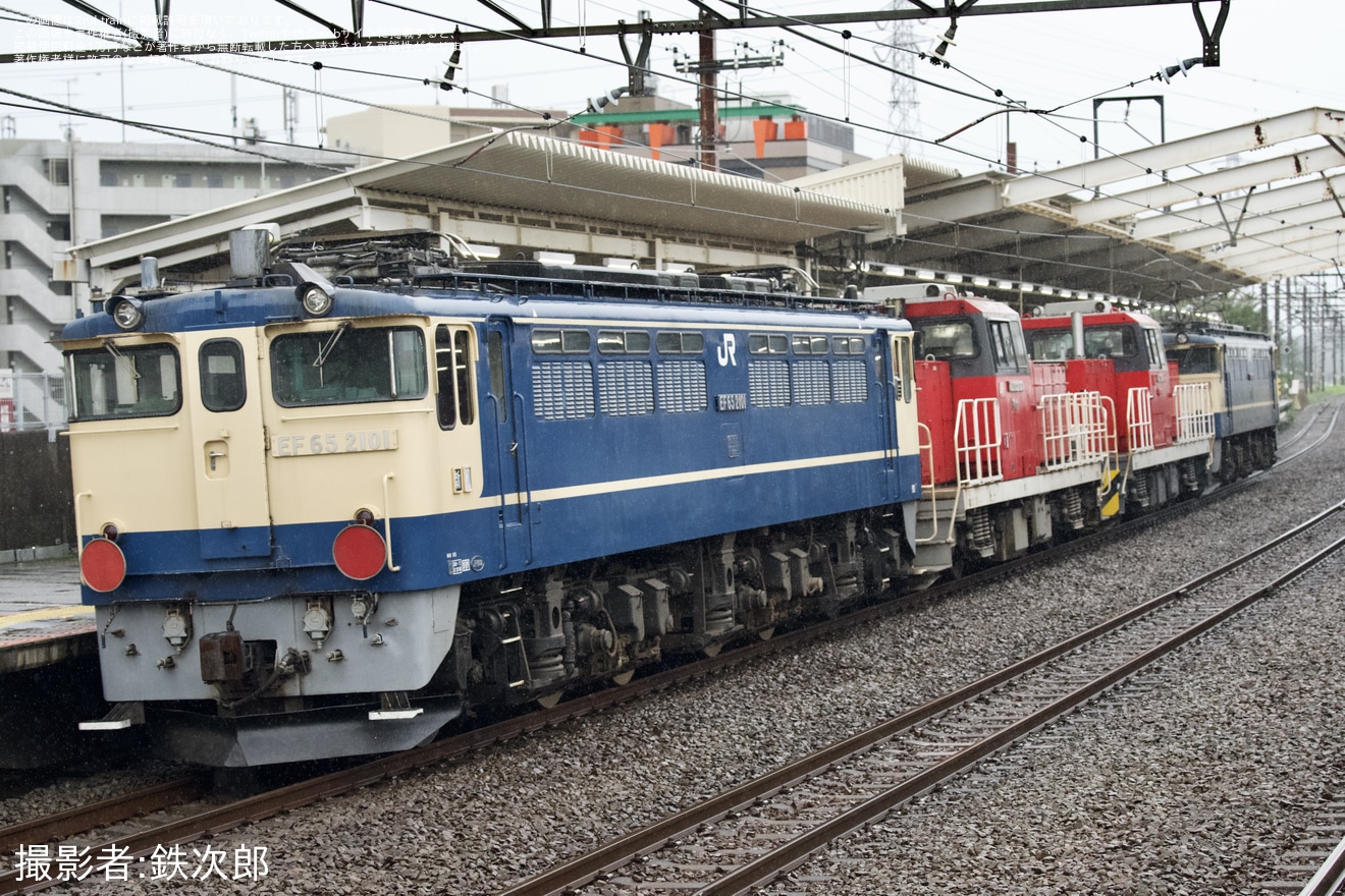 【JR貨】隅田川常駐交換 四重単にて運転の拡大写真