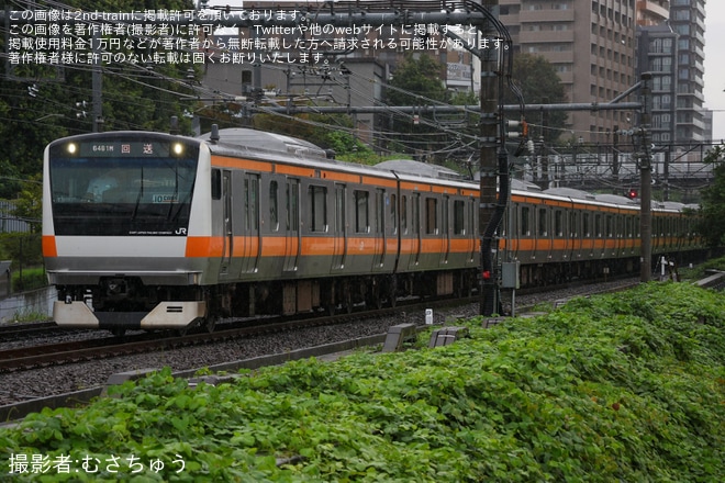 【JR東】E233系T5編成東京総合車両センター出場回送(202408)