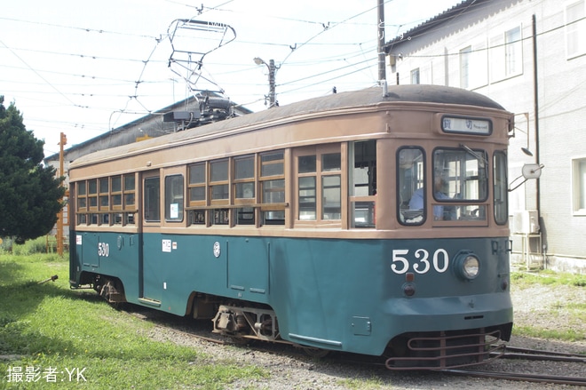 【函館市】有志による貸切列車が500形530号を使用し実施を不明で撮影した写真