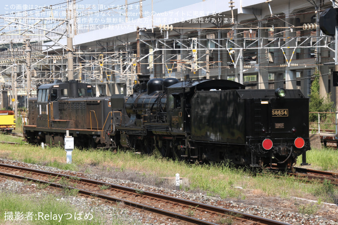 【JR九】8620形58654小倉総合車両センター入場（202409）を不明で撮影した写真