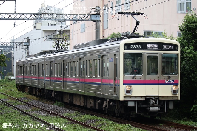 【京王】7000系7423Fが競馬場線で運用に就く(20240903)を不明で撮影した写真