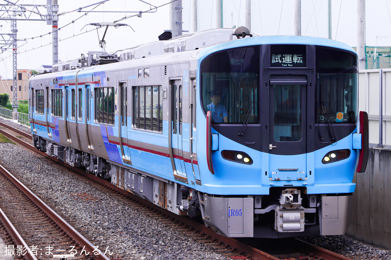 【IR】521系IR05編成吹田総合車両所出場試運転の拡大写真