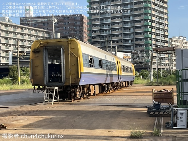 【JR東】255系Be-01編成郡山総合車両センターの解体線へを郡山総合車両センターで撮影した写真