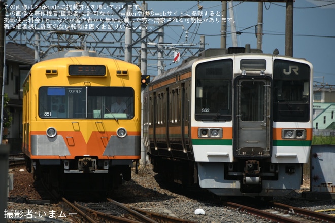 【三岐】元JR東海の211系5600番台SS2編成が構内試運転