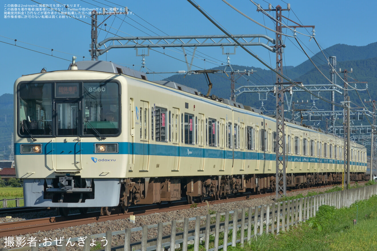 【小田急】8000形8260F(8260×6)団体専用列車(20240905)の拡大写真