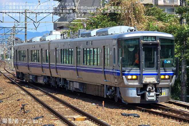 【JR西】521系E01編成吹田総合車両所本所出場試運転