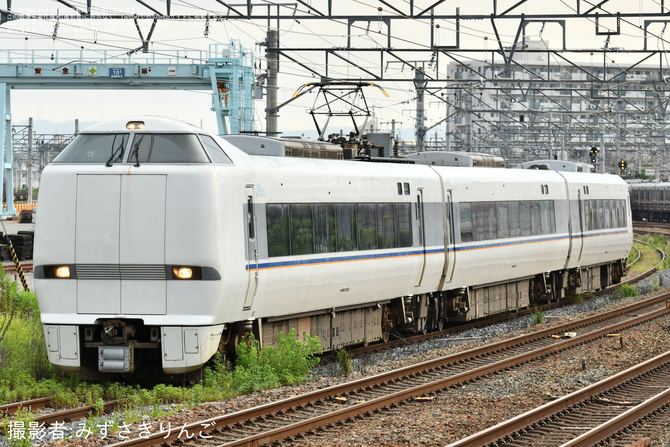 【JR西】681系V22編成 吹田総合車両所本所への拡大写真