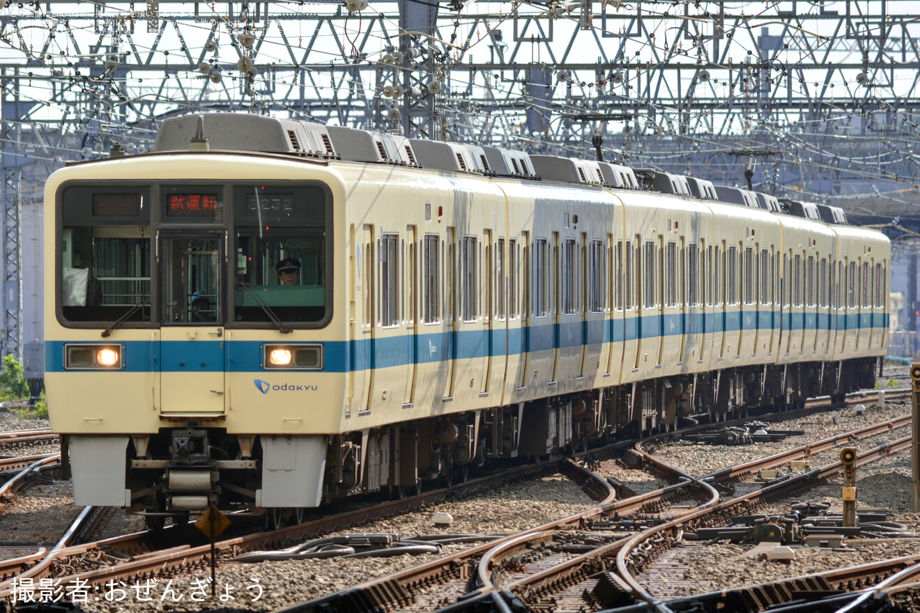 【小田急】8000形8252F(8252×6)車輪交換試運転の拡大写真