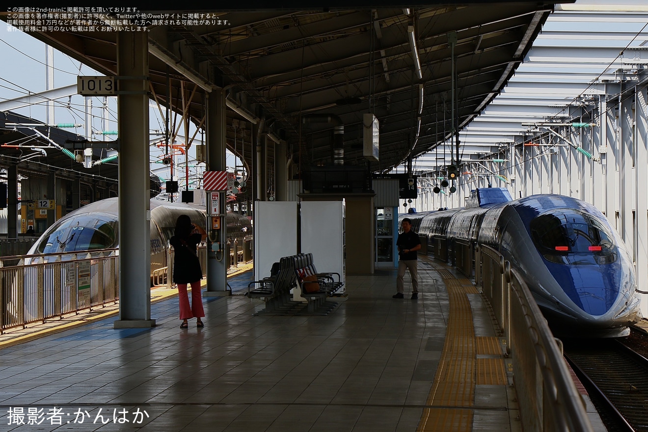 【JR西】500系V7編成博多総合車両所本所出場試運転の拡大写真