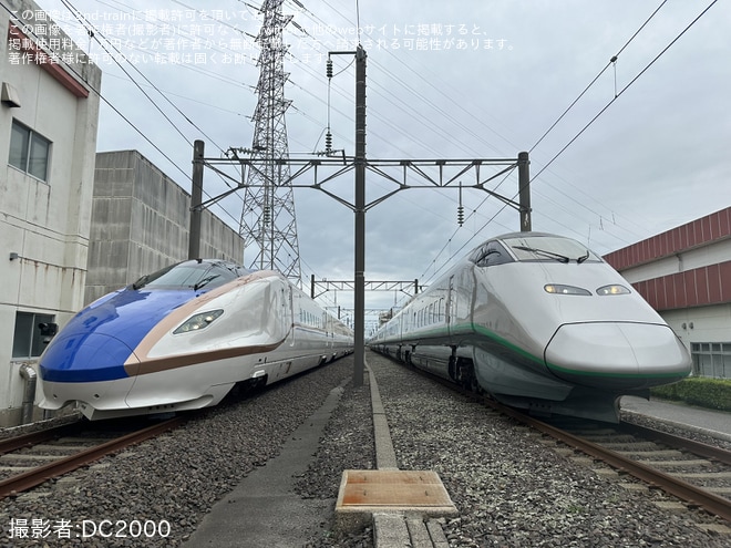 【JR東】「E3系＆E7系撮影会 in新潟新幹線車両センター」開催を新潟新幹線車両センターで撮影した写真