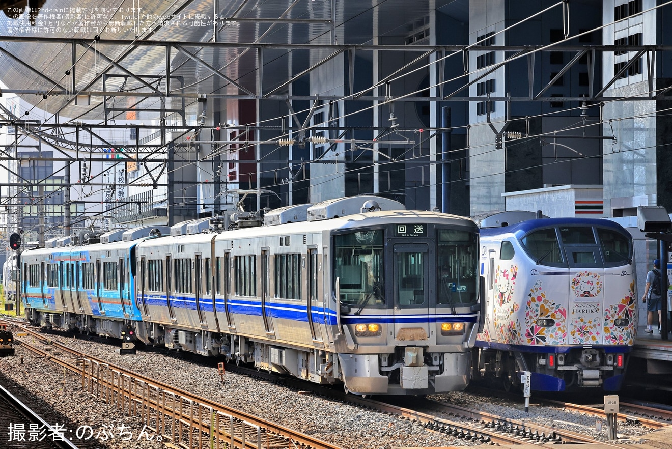 【IR】521系IR05編成吹田総合車両所出場回送の拡大写真