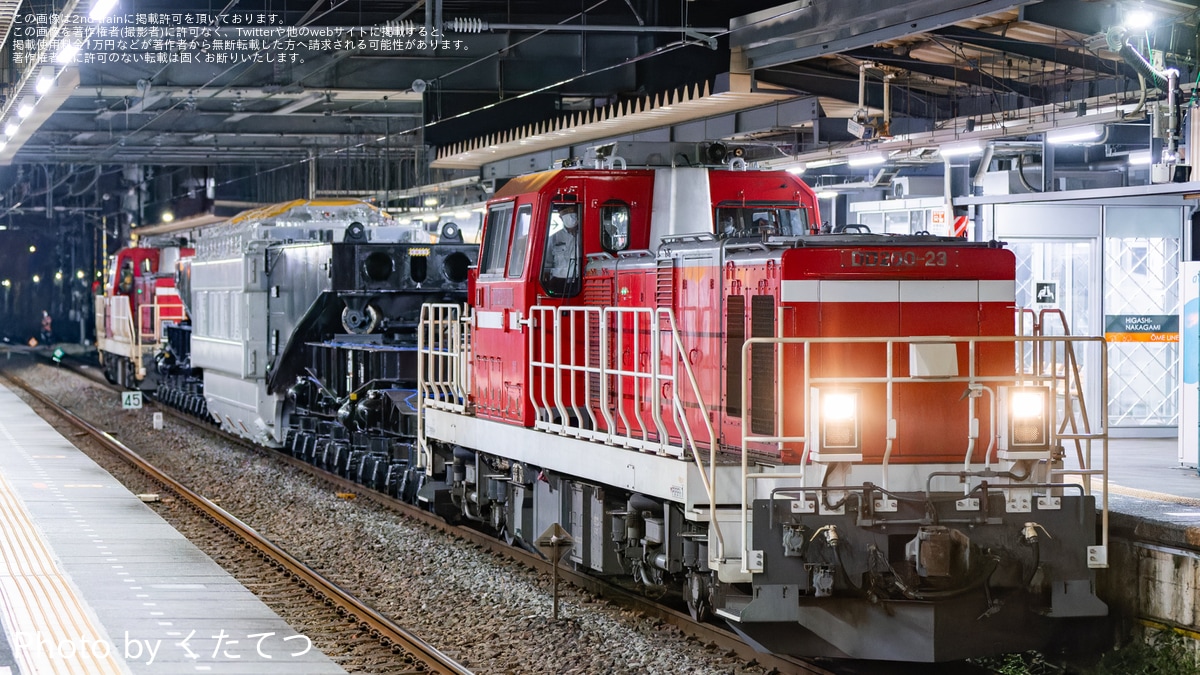 JR貨】シキ611-B1を使用した青梅線・八高線での変圧器輸送 |2nd-train