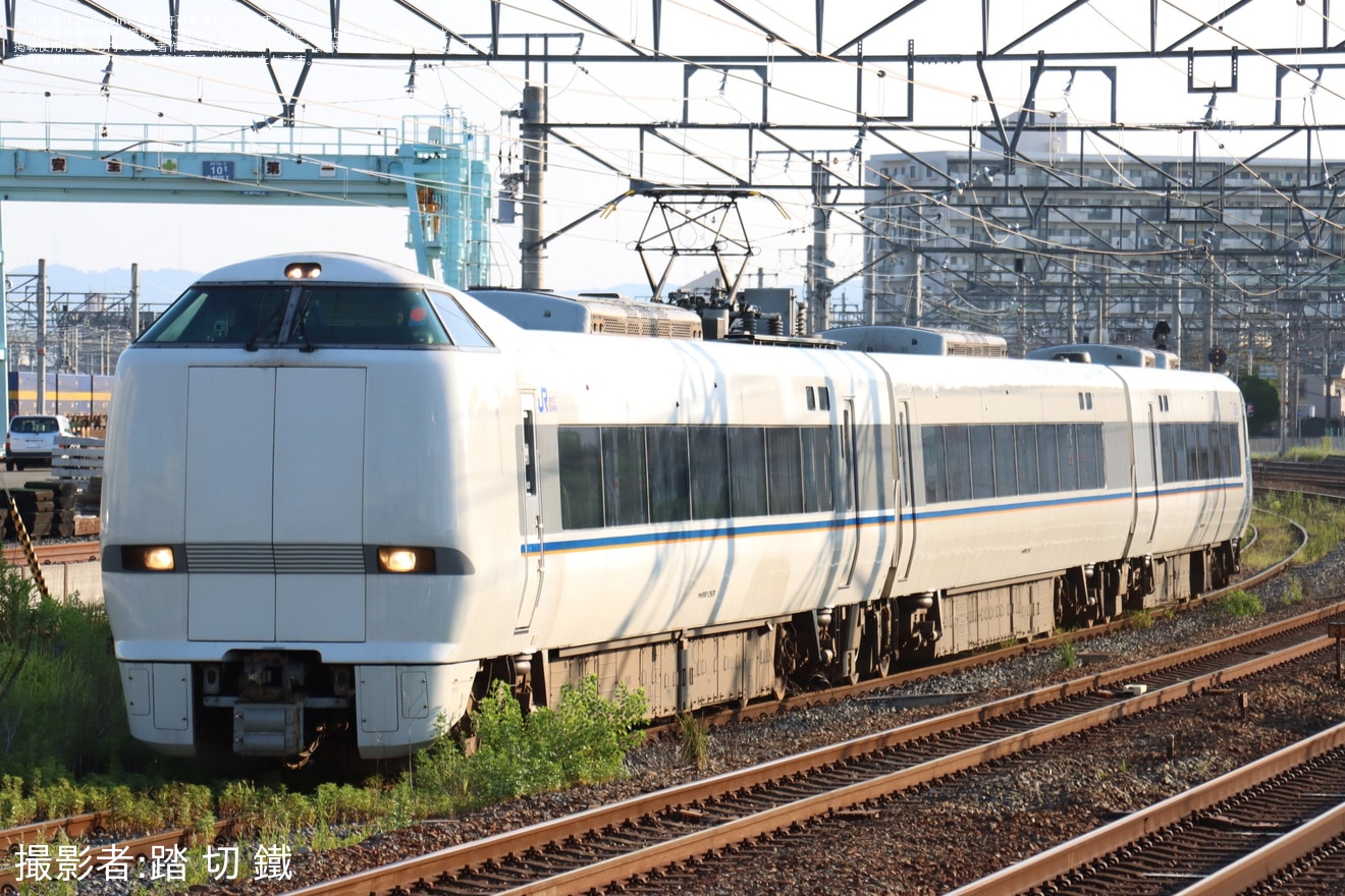 【JR西】681系V21編成 吹田総合車両所本所への拡大写真