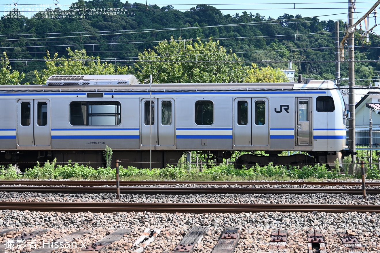 【JR東】E217系Y-40編成のドアステッカーが撤去の拡大写真