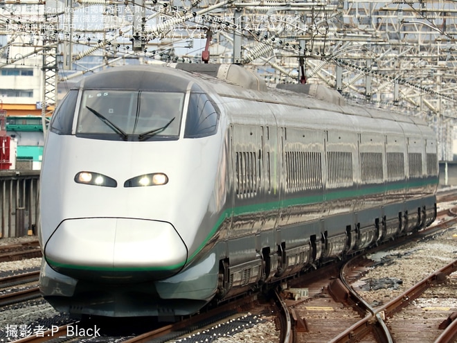 【JR東】E3系L65編成「E3系＆E7系撮影会 in新潟新幹線車両センター」返却回送