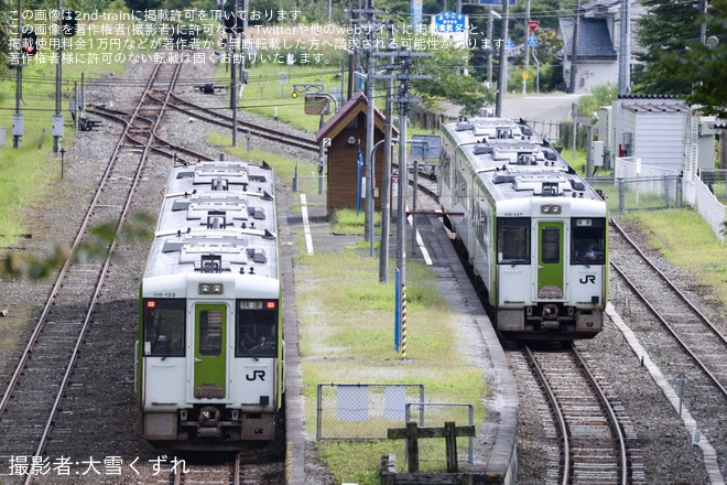 【JR東】キハ110-137+キハ110-134+キハ110-136が山田線不通に伴い返却回送