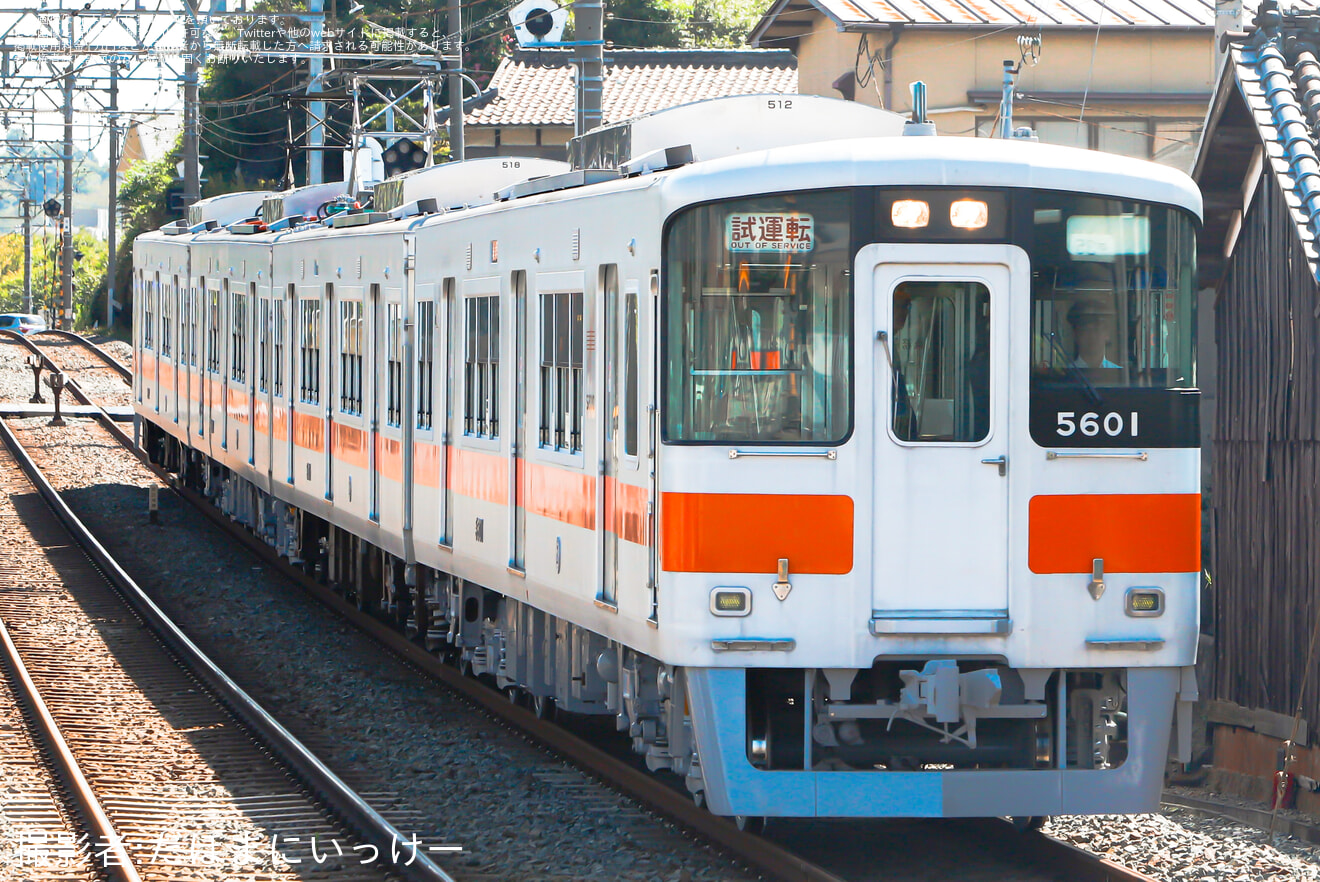 【山陽】5000系5002F東二見工場出場試運転の拡大写真