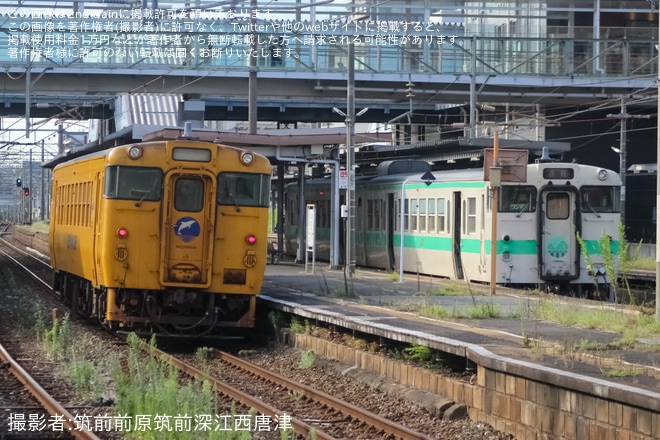 【JR九】キハ40-8099小倉総合車両センター入場