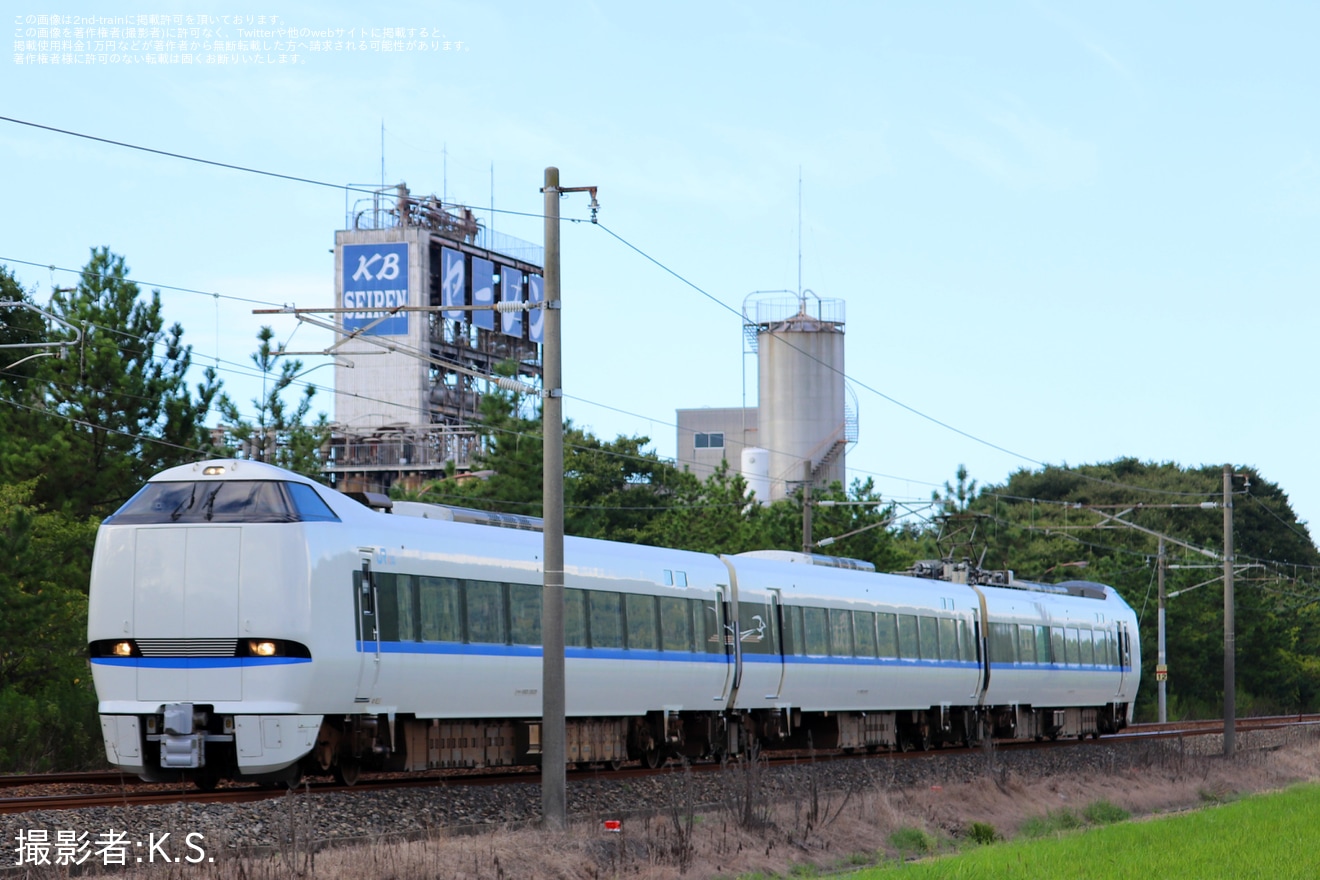 【JR西】683系R13編成がハピラインふくい経由で吹田総合車両所本所入場回送の拡大写真